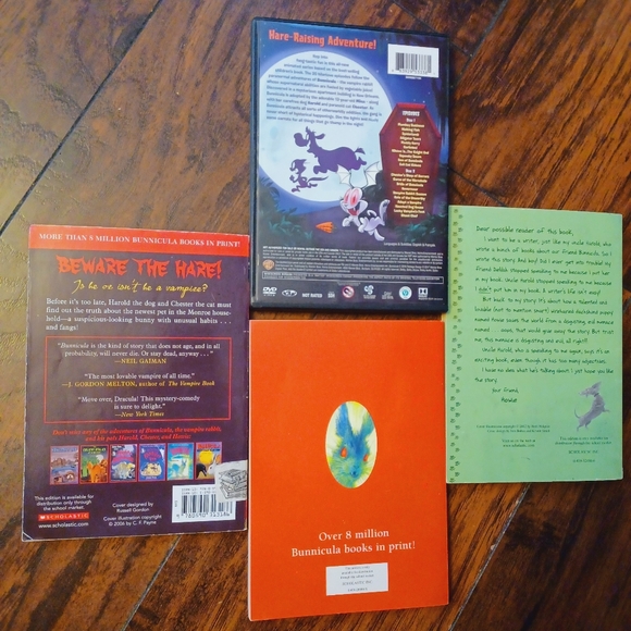 Vintage James Howe Bunnicula Book Set & DVD Series - Picture 2 of 3